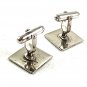 1970's Silver Tone Cufflinks By ANSON 12617