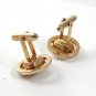 1950's - 1960's Goldtone & Light Brown Cufflinks By SWANK 31717