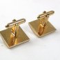 1950's - 1960's Goldtone & White Cufflinks By SWANK 31717