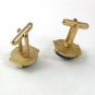 Vintage Silvertone & Blue Gray Cufflinks 61517