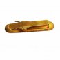 Victorian Goldtone Red Clear Rhinestone Flowers Tie Clasp Unbranded 32916