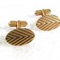 Vintage Goldtone Cufflinks By SWANK 81217