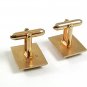 Vintage Silvertone Goldtone Initial / Letter B Cufflinks By SWANK 101717