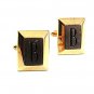 Vintage Silvertone Goldtone Initial / Letter B Cufflinks By SWANK 101717