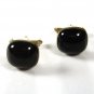 1930's - 50's Gold Tone & Red Cufflinks by ANSON 111615