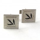 Vintage Silvertone Cufflinks Patent No. 2974381 61617