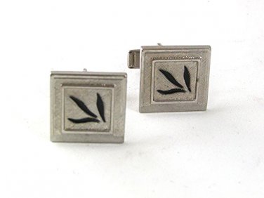 Vintage Silvertone Cufflinks Patent No. 2974381 61617