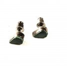 Native American Sterling Silver Turquoise Drop Pierced Earrings Unbranded 53016