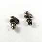 Native American Sterling Silver Turquoise Drop Pierced Earrings Unbranded 53016