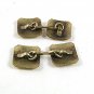 1920's - 1940's Goldtone Dress Cufflinks 41317