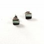 Native American Sterling Silver Turquoise Lapis Pierced Earrings Unbranded 53016