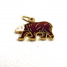 1960's Bear Mascot Enameled Charm 61714