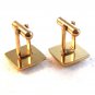 Vintage Gold Tone Enameled FOE Fraternal Order Elks Cufflinks & Tie Clasp