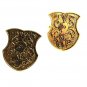 Gold Tone Knights Helmet Shield Cufflinks Unbranded 12215
