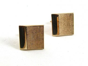 Vintage Goldtone Cufflinks By SWANK 81417a