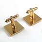 Vintage Goldtone Cufflinks By SWANK 81417a