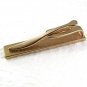 Vintage Goldtone & Black Tie Clasp By HICKOK USA 7717