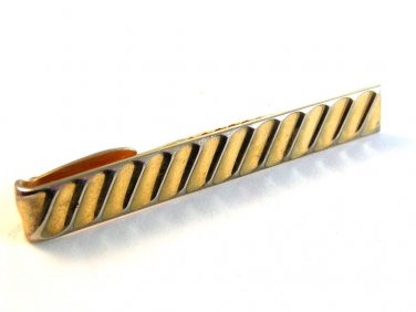 Vintage 1950's - 1960's Gold Tone Tie Clasp by Hickok U.S.A.