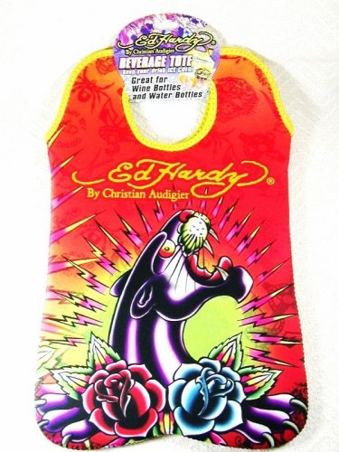 Large Brand New Ed Hardy Panther Tote by Christian Audigier