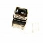 Sterling Silver Brown Gothic Ring Size 6 Unbranded 33116