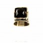 Sterling Silver Brown Gothic Ring Size 6 Unbranded 33116