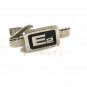 Silvertone & Black Scientific Formula ??? E2 Tie Clasp Unbranded 32116