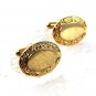 Vintage Goldtone Monogrammable Cufflinks 8217