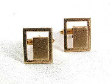 Vintage Goldtone Cufflinks 81917b