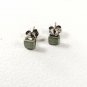 Native American Sterling Silver Turquoise Stud Pierced Earrings Unbranded 53016c
