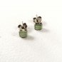 Native American Sterling Silver Turquoise Stud Pierced Earrings Unbranded 53016c
