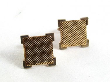 Vintage Goldtone Cufflinks By SWANK 81417