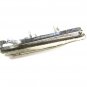 Vintage Silvertone War Ship Naval Tie Clasp Unbranded Portsmith VA by 81215