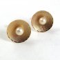 Vintage Goldtone 1/20th 12Kt Gold Filled Real Cultured Pearls Cufflinks 41917