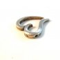 Vintage Sterling Silver Heart Pendant Signed Sol Kass