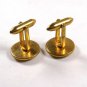 Gold Tone & Black Cufflinks Unbranded Pat. 2149132 12315