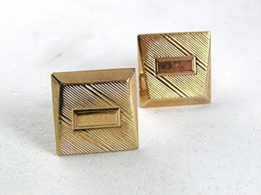 Vintage Goldtone Cufflinks 81917a