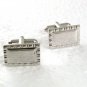 Vintage Silvertone Monogrammable Cufflinks 71717