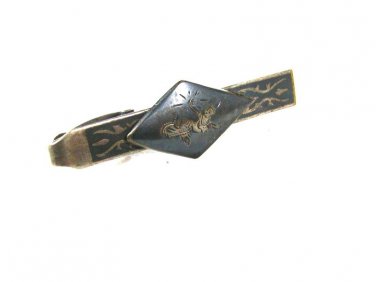 Siam Sterling Silver Niello Dancer Tie Clasp Unbranded 82015