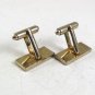 Vintage Small Goldtone Monogrammable Cufflinks 102817