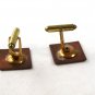 1950's - 60's Brass & Copper Enameled Mid Century Modern Cufflinks 92916