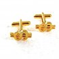 Goldtone $ Dollar Sign Cufflinks 81117