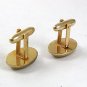 Vintage Gold Stone Goldtone Cufflinks By SPEIDEL USA 31417