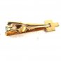 Goldtone Cross Style Tie Clasp By SWANK 31916