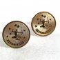 Vintage Goldtone Sagittarius Sagitarius Cufflinks 101017