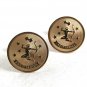 Vintage Goldtone Sagittarius Sagitarius Cufflinks 101017