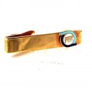 Vintage F.E.C. Railroad Railway Gold Tone Tie Clasp 2217