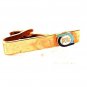 Vintage F.E.C. Railroad Railway Gold Tone Tie Clasp 2217