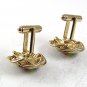 Vintage Goldtone Watermelon Green Cufflinks By DANTE 101017