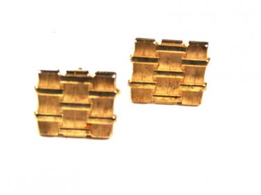1960's - 70's Goldtone Cufflinks by SWANK 102215