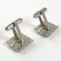 Vintage Silvertone Dress Cufflinks 5317